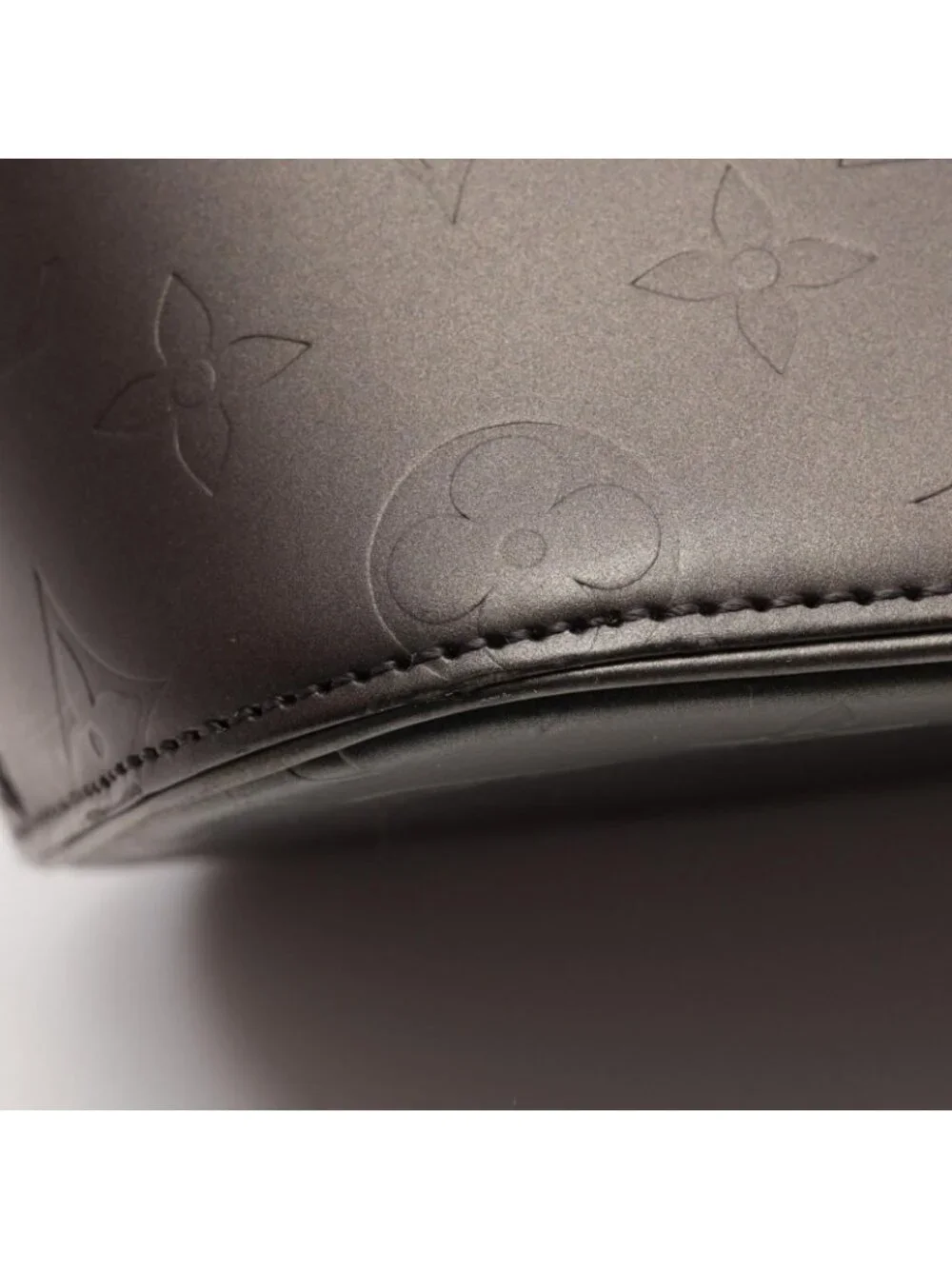 Louis Vuitton Stockton Monogram Matte Noir Leather Handbag